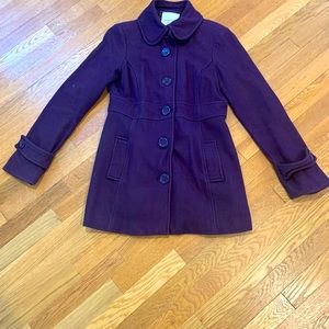 Purple lined jacket